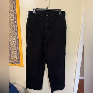 Old Navy High-Rise Black Wide-Leg Pants